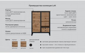 Гостиная Лофт дуб вотан в Шадринске - shadrinsk.magazinmebel.ru | фото - изображение 6