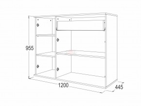 Комод 10 фант ясень анкор в Шадринске - shadrinsk.magazinmebel.ru | фото - изображение 2