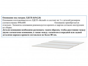 Основание из ЛДСП 0,9х2,0м в Шадринске - shadrinsk.magazinmebel.ru | фото