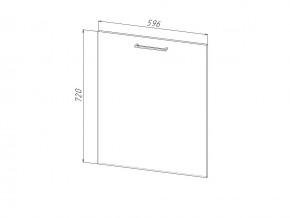 П 60 Комплект для посудомоечной машины 600 мм (цоколь + фасад) ЛДСП в Шадринске - shadrinsk.magazinmebel.ru | фото