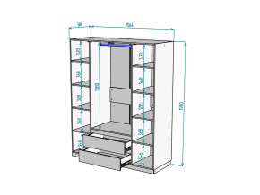 Шкаф Malta light H302 Белый в Шадринске - shadrinsk.magazinmebel.ru | фото - изображение 2