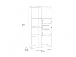 Стеллаж Элиот НМ 041.73 в Шадринске - shadrinsk.magazinmebel.ru | фото - изображение 2