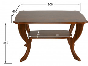 Стол журнальный Маэстро СЖ-01 орех в Шадринске - shadrinsk.magazinmebel.ru | фото - изображение 2