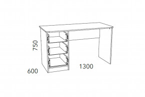 Стол письменный Фанк НМ 011.47-01 М2 в Шадринске - shadrinsk.magazinmebel.ru | фото - изображение 3